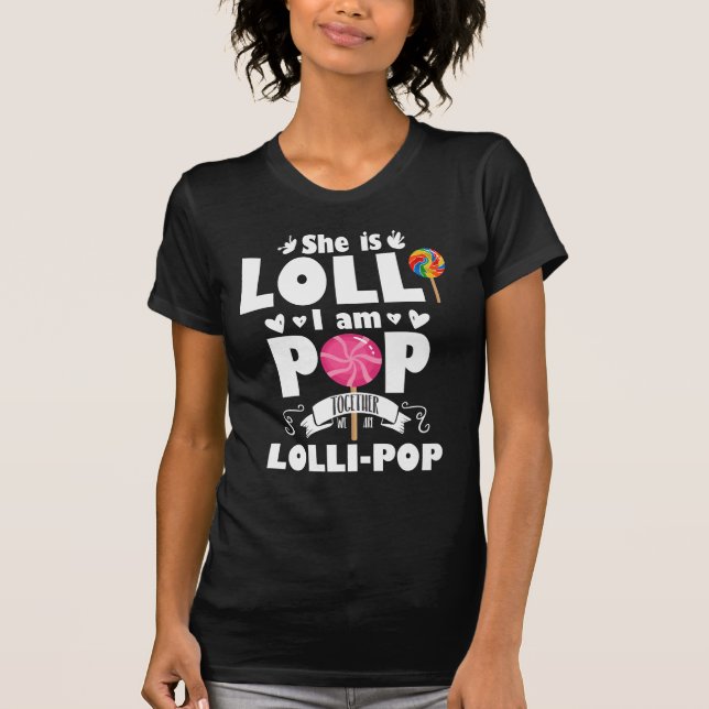 Camiseta Los abuelos de Lolli Pop Cute Candy (Anverso)