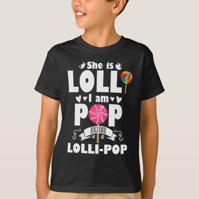Camiseta Los abuelos de Lolli Pop Cute Candy (Anverso)