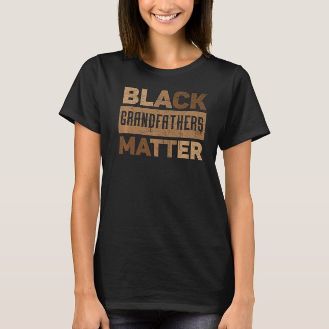 Camiseta Los abuelos negros importan la melanina afroameric (Anverso)