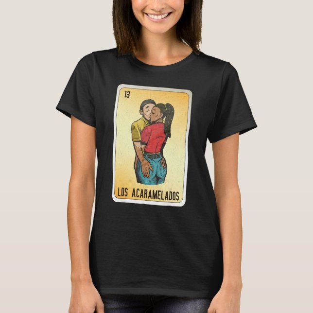 Camiseta Los Acaramelados Mexican Slang Lottery Bingo Cards (Anverso)
