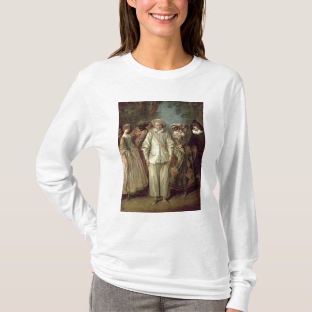 Camiseta Los actores del dell'Arte de Commedia (Anverso)