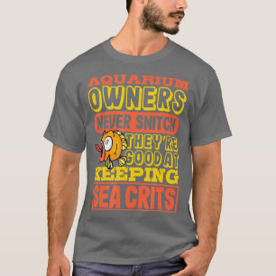 Camiseta Los acuarios mantienen las crestas del mar Pescand