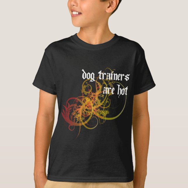 Camiseta Los adiestradores de perros son calientes (Anverso)