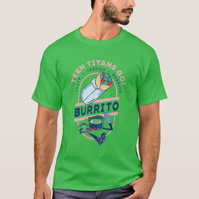 Camiseta ¡Los adolescentes se van! Bestia "Burrito de justi (Anverso)