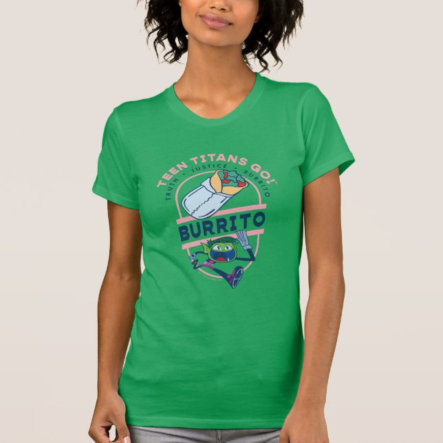 Camiseta ¡Los adolescentes se van! Bestia "Burrito de justi (Anverso)