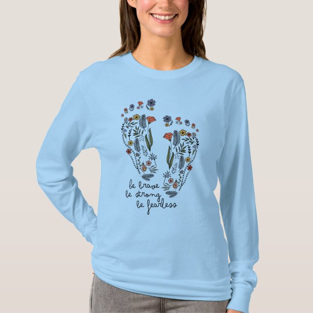 Camiseta Los Adorables Sean Valientes Sean Fuertes Sean Inv (Anverso)
