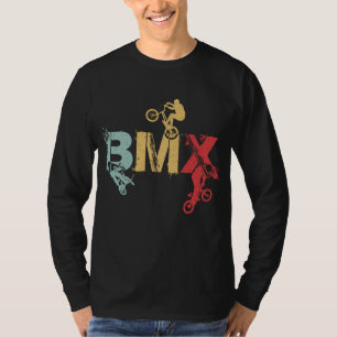 Camiseta Los aficionados a la bicicleta de cosecha BMX rega