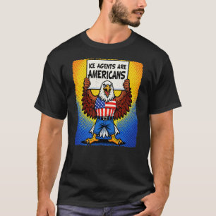 Camiseta LOS AGENTES DE LA ICE SON ESTADOUNIDENSES_Arte Pop