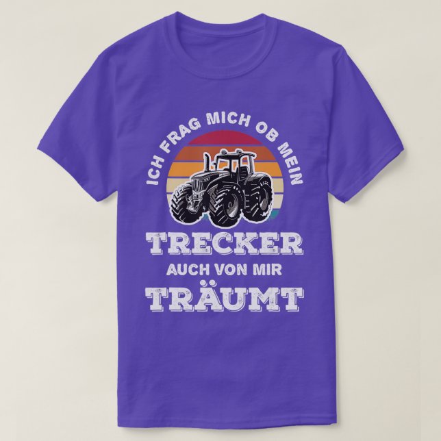 Camiseta Los Agricultores Dan Tractor También Un Mich Piens (Diseño del anverso)