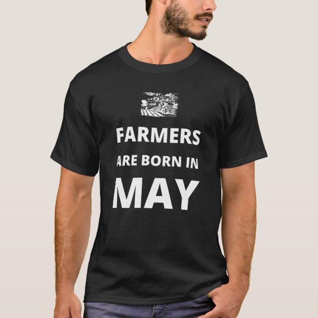 Camiseta Los agricultores nacen en mayo (Anverso)