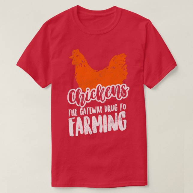 Camiseta Los Agricultores Pollizan La Puerta De Las Drogas  (Diseño del anverso)