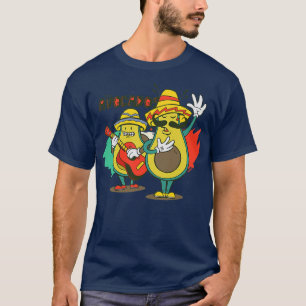 Camiseta Los Aguacados Cinco De Mayo Guitarra Mexicana Y
