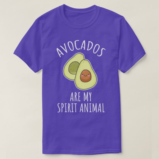 Camiseta Los aguacates son mi animal espiritual (Diseño del anverso)