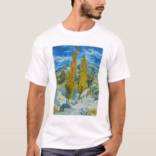 Camiseta Los álamos en Saint Remy 1889 de Vincent van Gogh