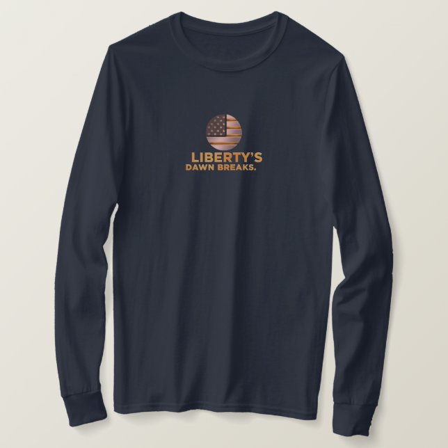 Camiseta Los albores de la libertad (Anverso del diseño)