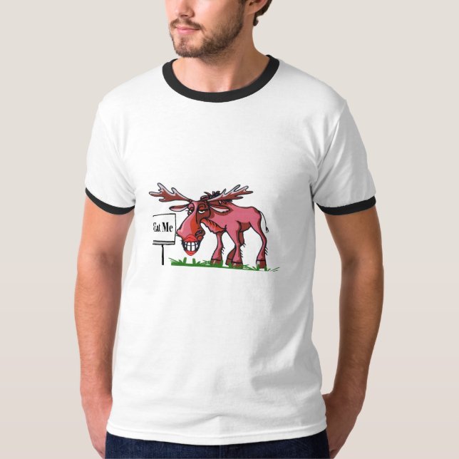 CAMISETA LOS ALCES, ME COMEN (Anverso)