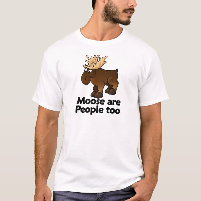 Camiseta Los alces son gente también (Anverso)