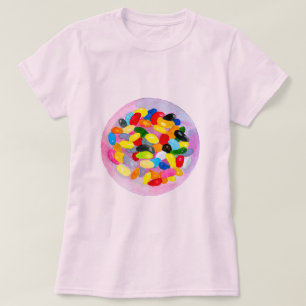 Camiseta Los alegres dulces y coloridos gelatinas