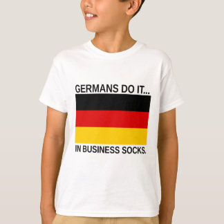 Camiseta Los alemanes lo hacen... en calcetines de negocios