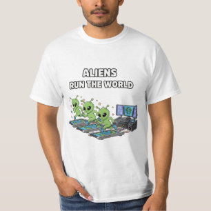 Camiseta Los alienígenas mandan en el mundo