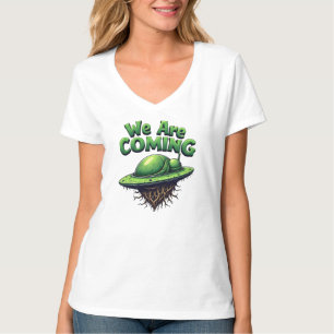 Camiseta los alienígenas que vienen