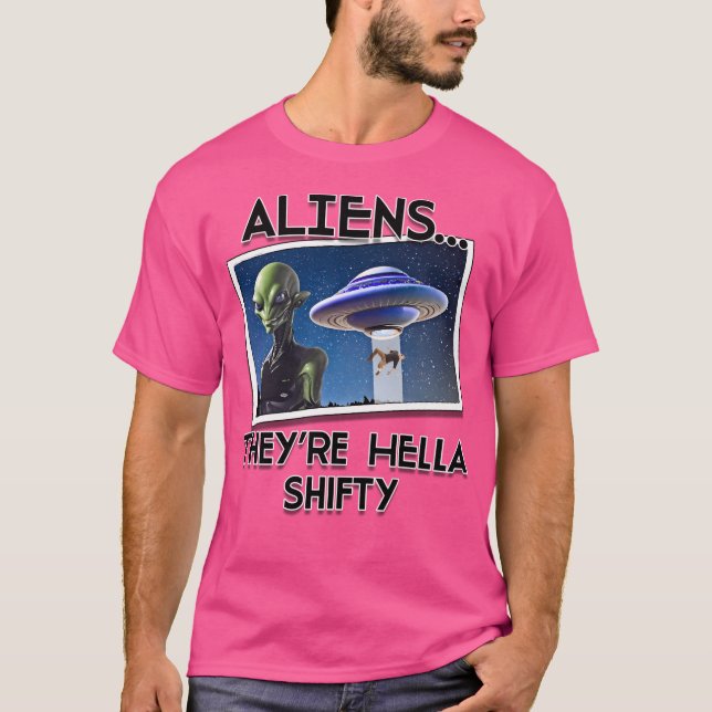 Camiseta Los Alienígenas son Hella Shifty (Anverso)