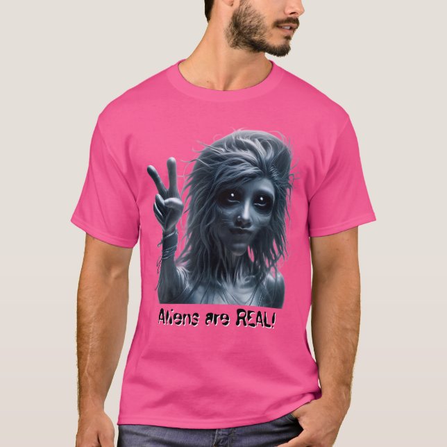 Camiseta Los alienígenas son REALES! (Anverso)