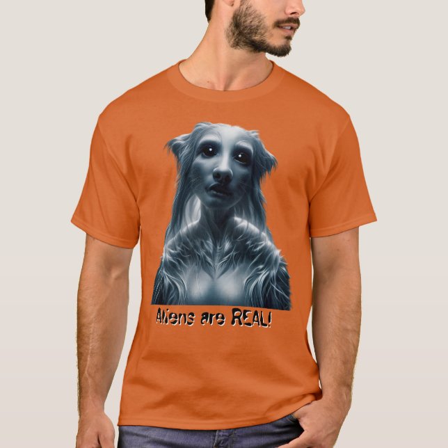 Camiseta Los alienígenas son REALES! (Anverso)