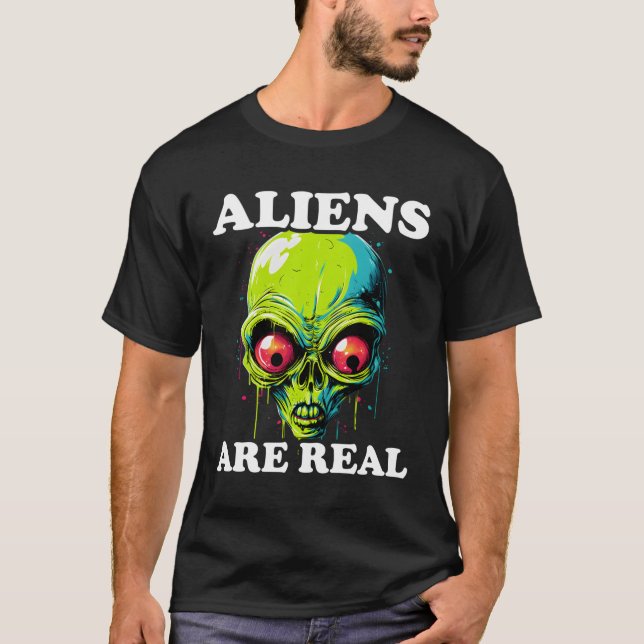 Camiseta Los Alienígenas son realmente graciosos cómicos al (Anverso)