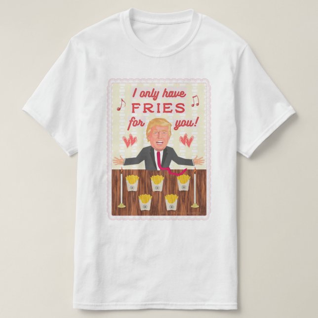 Camiseta Los alimentos de preparación rápida divertidos de (Diseño del anverso)