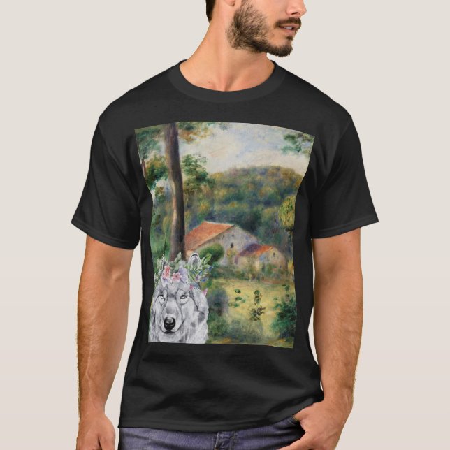 Camiseta Los alrededores de Renoir de Briey y el Lobo Fancy (Anverso)
