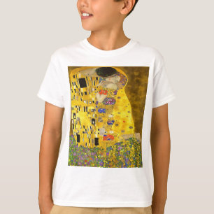 Camiseta Los amantes besan pintura acrílica Bella Artes