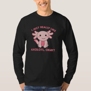 Camiseta Los Amantes De Axolotl Aman A Los Animales Aburrid