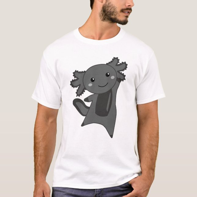 Camiseta Los Amantes De Axolotl Aman A Los Animales Aburrid (Anverso)