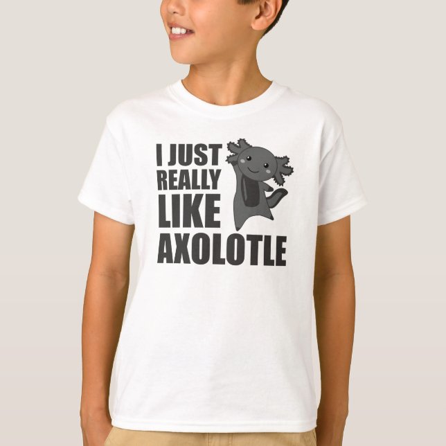 Camiseta Los Amantes De Axolotl Aman A Los Animales Aburrid (Anverso)