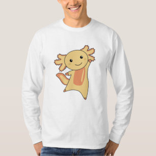 Camiseta Los Amantes De Axolotl Aman Los Animales Cutos Par