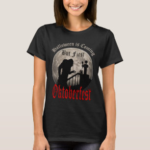 Camiseta Los amantes de la cerveza divertida de vampiros cu