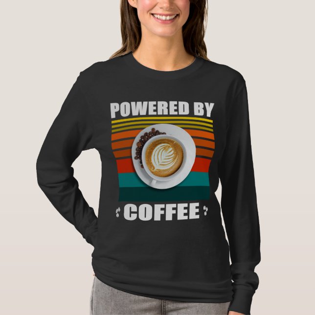 Camiseta Los Amantes De La Comida Dirigidos Por El Café Fre (Anverso)