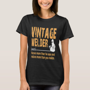 Camiseta Los amantes de la definición de soldadura retro vi