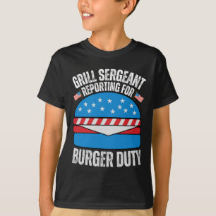 Camiseta Los amantes de la hamburguesa graciosa de la bande