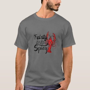 Camiseta Los Amantes De La Langosta Feisty Y Spicy Spicys C
