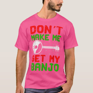 Camiseta Los amantes de la música banjo no me hacen captar