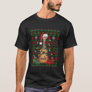 Camiseta Los amantes de la música de Navidad iluminan el fe