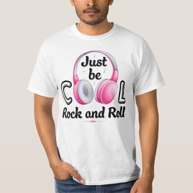 Camiseta Los amantes de la música son el rock y el rock de  (Anverso)