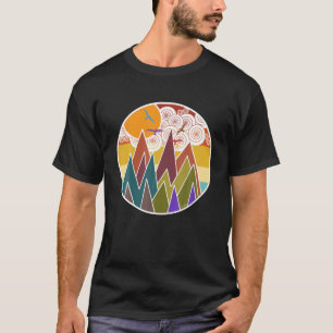 Camiseta Los amantes de la naturaleza de montaña Retro Resu