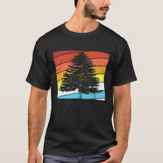 Camiseta Los amantes de la naturaleza del senderismo de la 