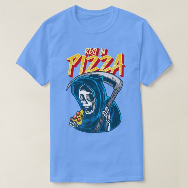 Camiseta Los Amantes De La Pizza, Amantes De La Parrilla, D (Diseño del anverso)
