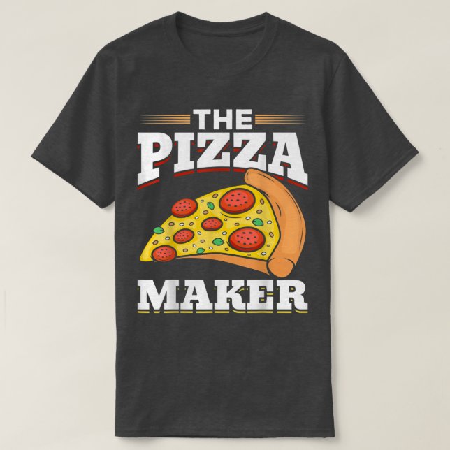 Camiseta Los Amantes De La Pizza Se Encantan De La Pizza  (Diseño del anverso)