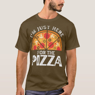 Camiseta Los Amantes De La Pizza Son Graciosos. 