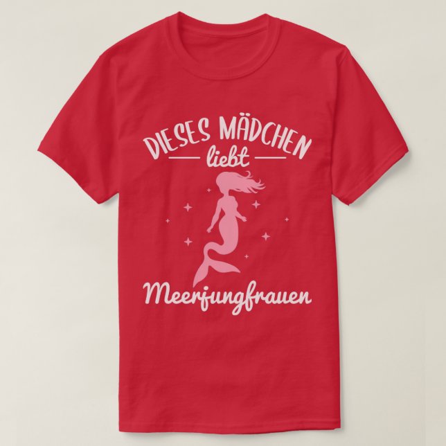 Camiseta Los amantes de la sirena citan Chicas regalo Idea  (Diseño del anverso)
